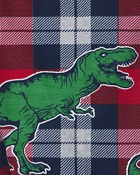 Baby And Toddler Matching Family Glow Christmas Tree-Rex Snug Fit Cotton Pajamas