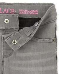 Girls Knit Denim Jeggings 2-Pack