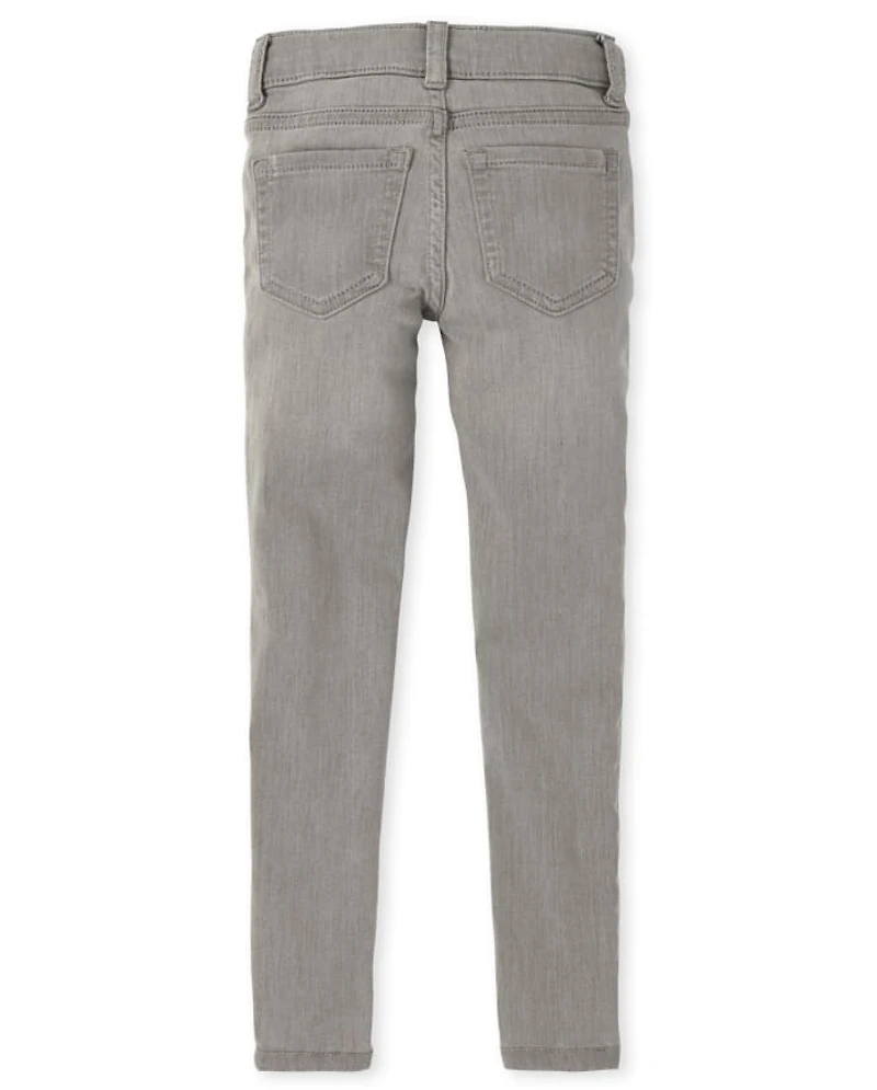 Girls Knit Denim Jeggings 2-Pack