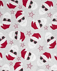Adult Matching Family Glow Santa Cotton Pajamas