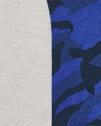Boys Camo Raglan Top 3-Pack