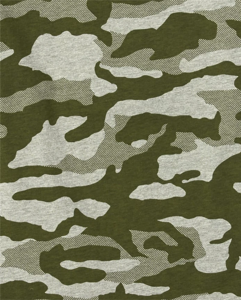 Boys Camo Raglan Top 3-Pack