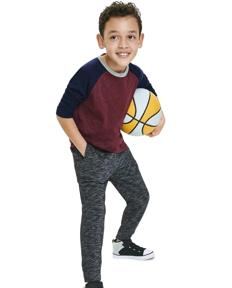 Boys Moisture Wicking Fleece Pants