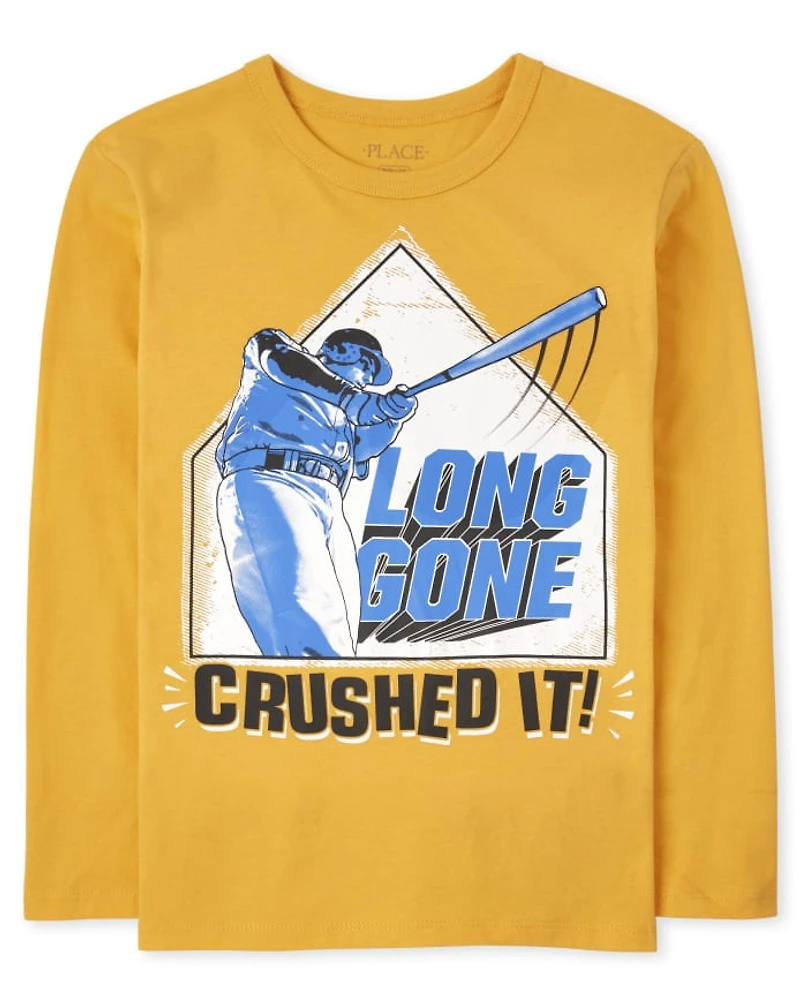 Boys Baseball Graphic Tee