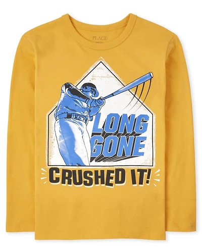 Boys Baseball Graphic Tee