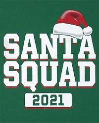 Kids Matching Family Santa Squad Graphic Tee