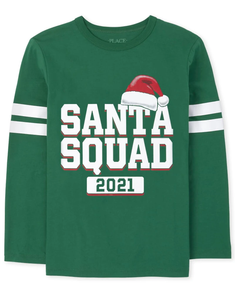 Kids Matching Family Santa Squad Graphic Tee