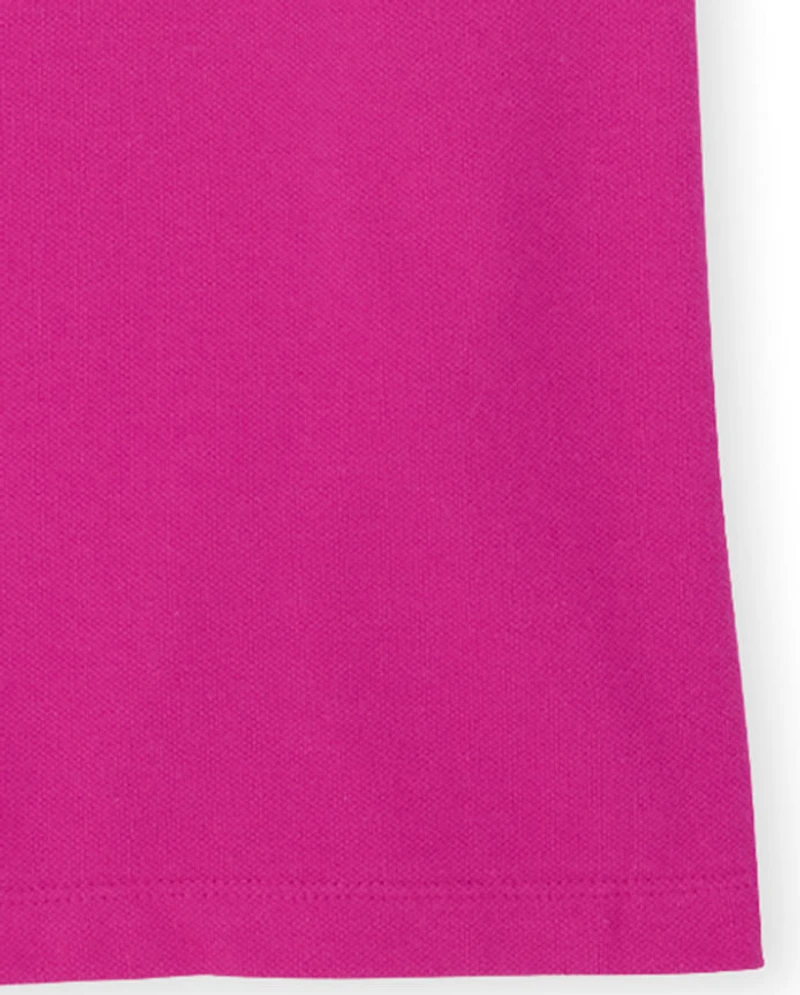 Girls Uniform Ruffle Pique Polo 3-Pack