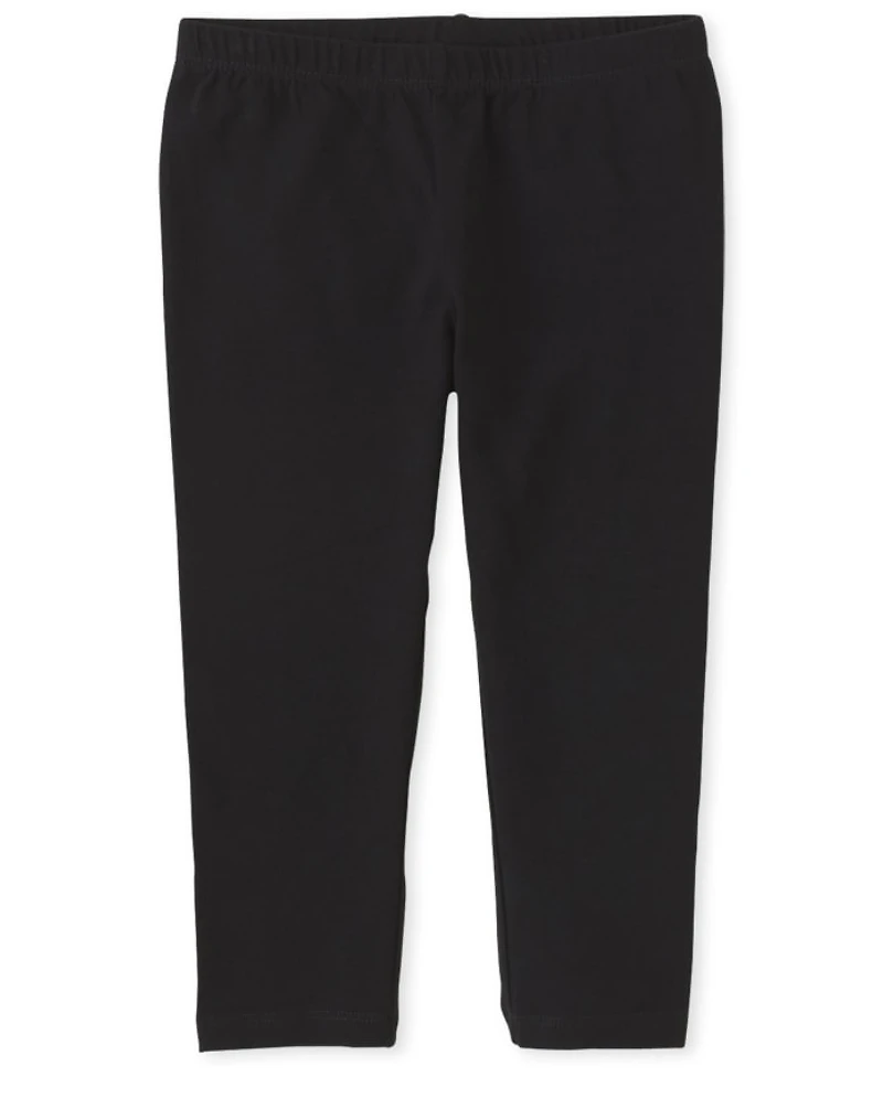 Girls Capri Leggings 4-Pack