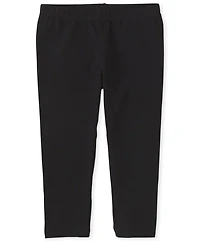 Girls Capri Leggings 4-Pack