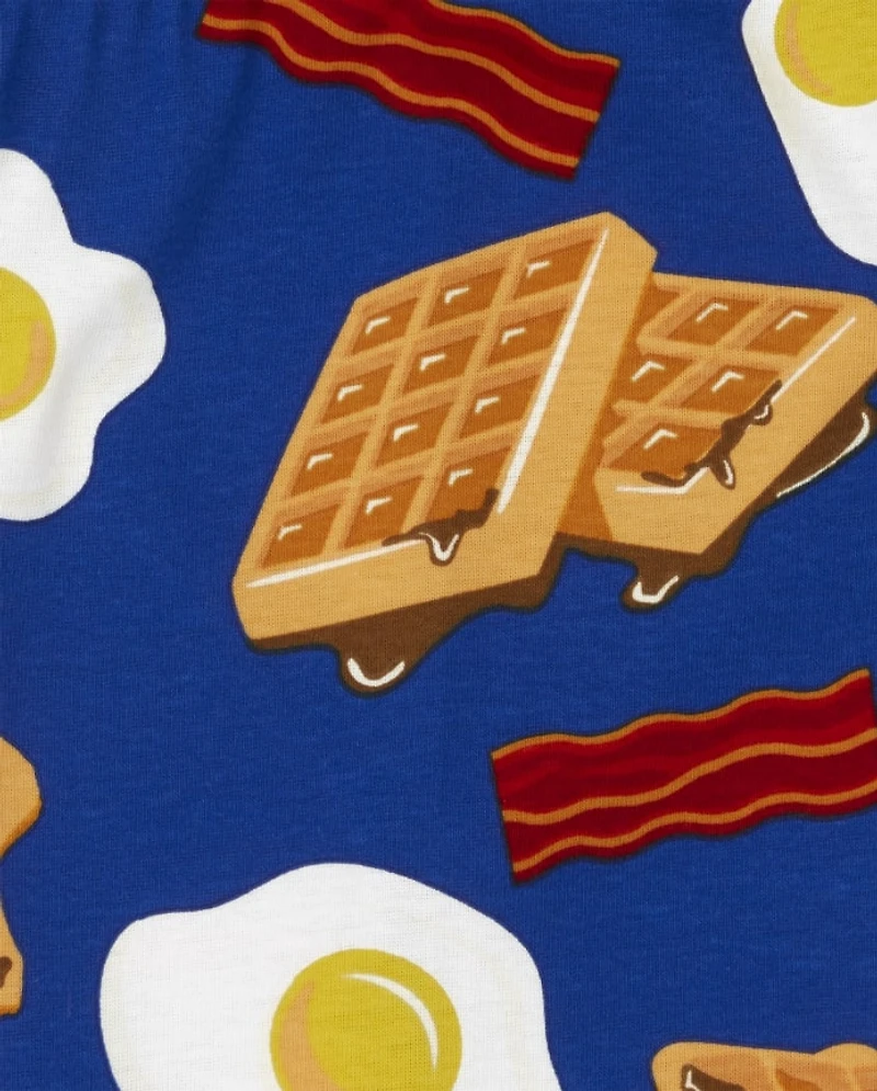 Boys Breakfast Snug Fit Cotton Pajamas