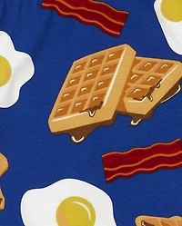 Boys Breakfast Snug Fit Cotton Pajamas