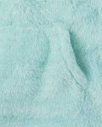 Girls Glitter Sherpa Hoodie