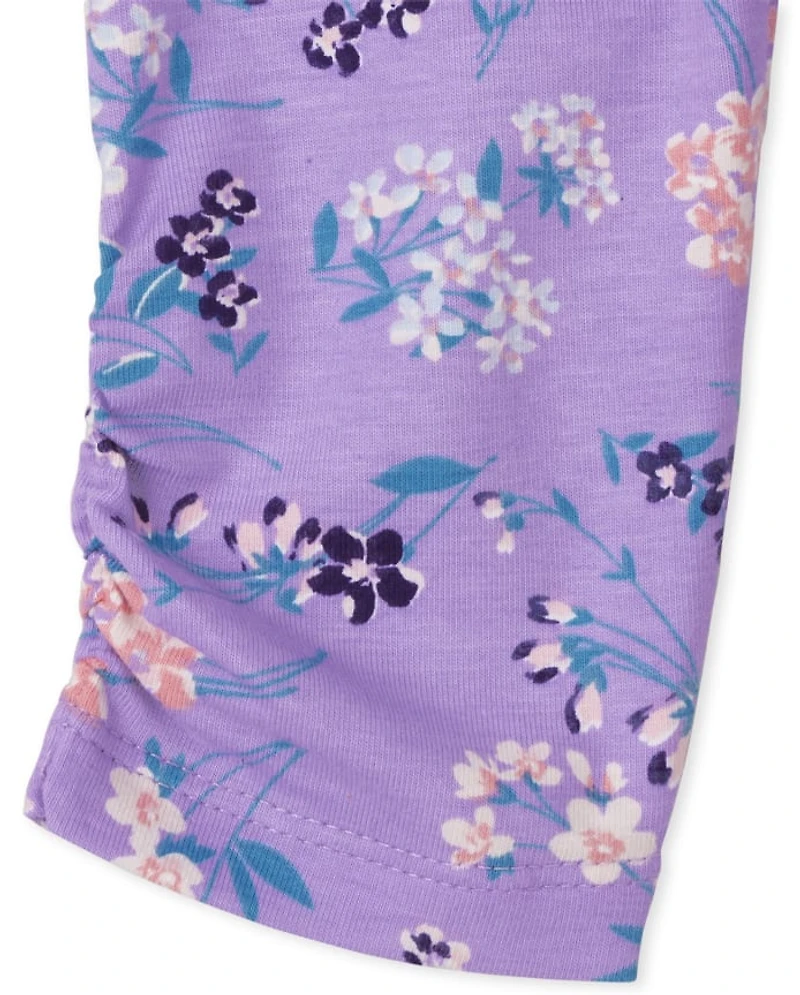 Baby Girls Floral Leggings 3-Pack