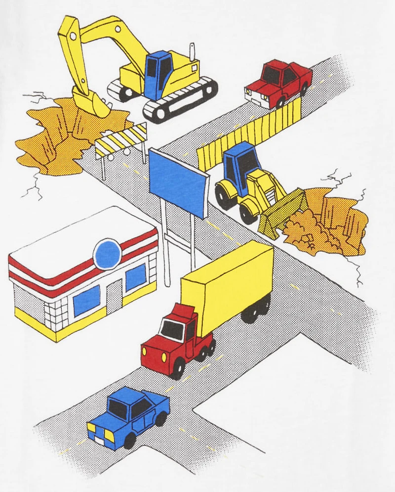 Toddler Boys Vehicle Graphic Tee 3-Pack