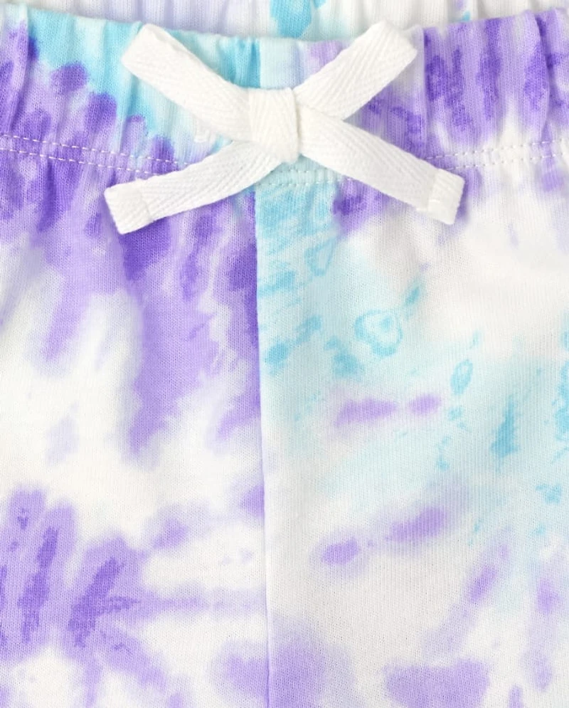 Girls Print Shorts 2-Pack