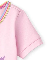 Baby And Toddler Girls Alphabet Snug Fit Cotton Pajamas