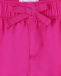 Girls Twill Pull On Shorts