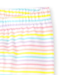 Baby Girls Rainbow Tie Dye Pants 2-Pack