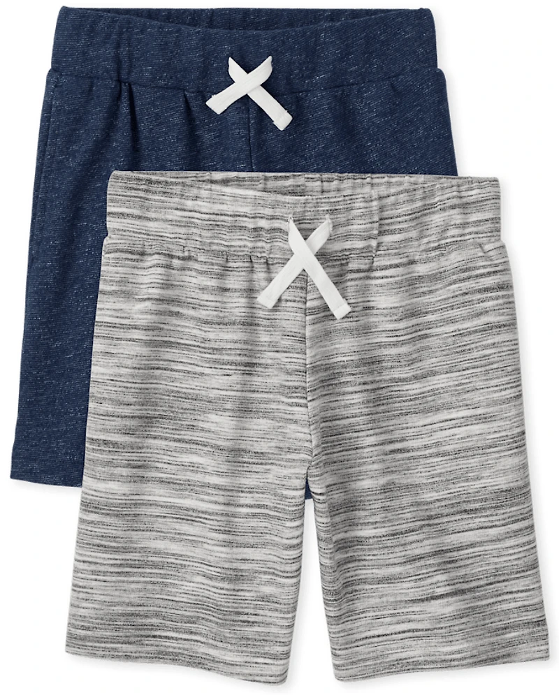 Boys French Terry Shorts 2-Pack