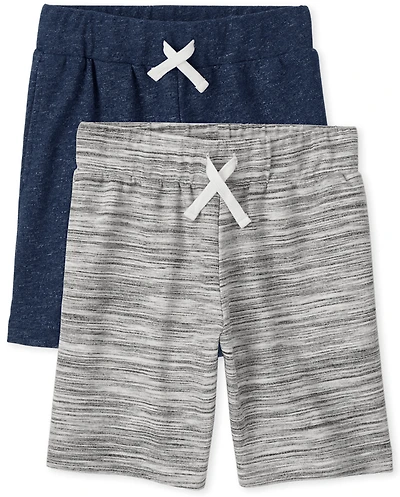Boys French Terry Shorts 2-Pack