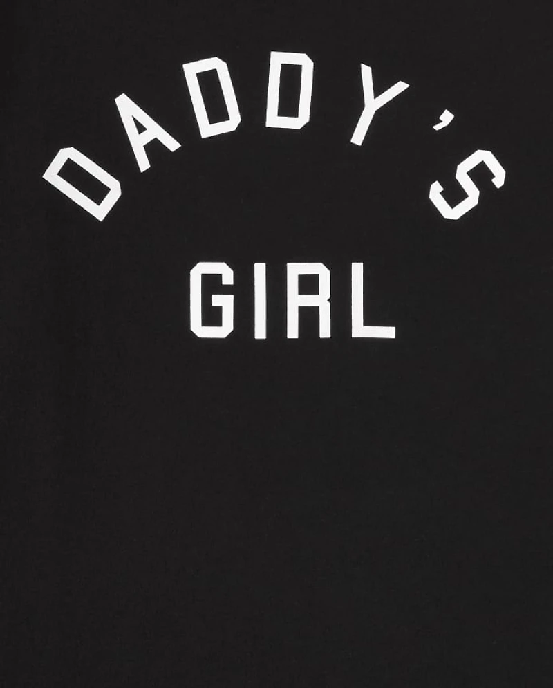 Girls Matching Family Daddy's Girl Graphic Tee