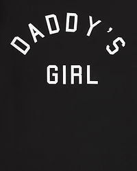 Girls Matching Family Daddy's Girl Graphic Tee