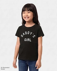 Girls Matching Family Daddy's Girl Graphic Tee