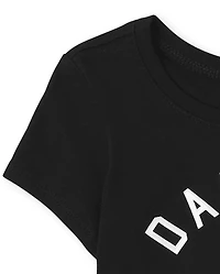 Baby And Toddler Girls Matching Family Daddy's Girl Graphic Tee
