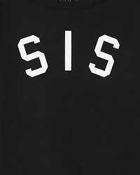 Baby And Toddler Girls Matching Family Sis Graphic Tee