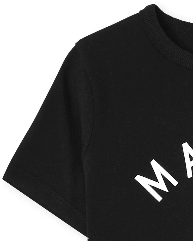 Baby And Toddler Boys Matching Family Mama's Boy Graphic Tee