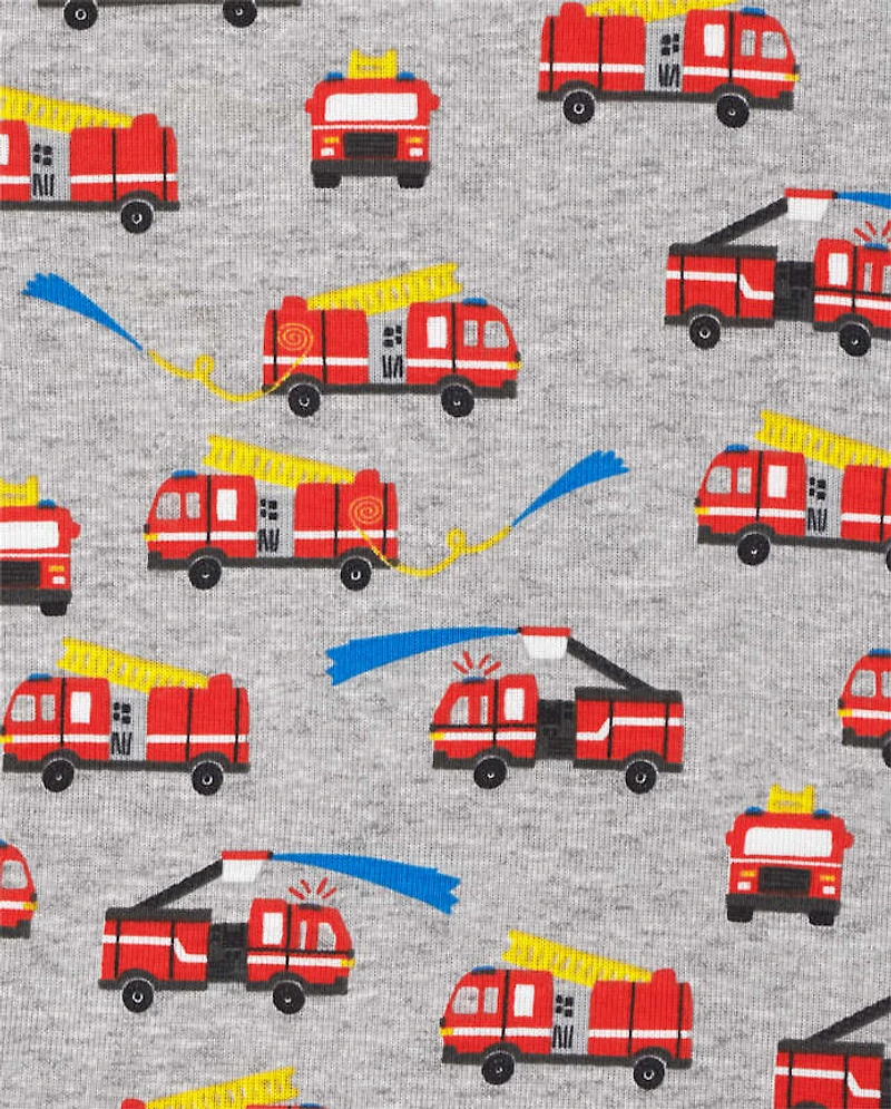 Baby And Toddler Firefighter Snug Fit Cotton Pajamas 2-Pack