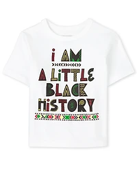 Baby And Toddler Matching Family Black History Graphic Tee