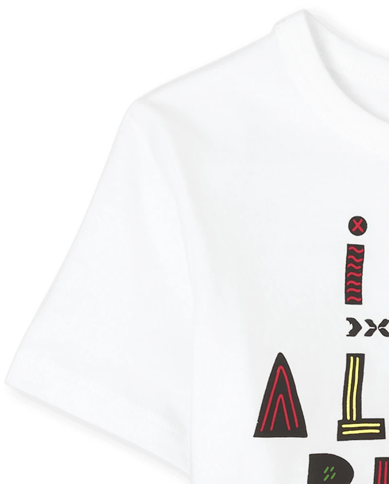 Baby And Toddler Matching Family Black History Graphic Tee