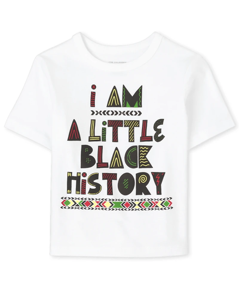 Baby And Toddler Matching Family Black History Graphic Tee