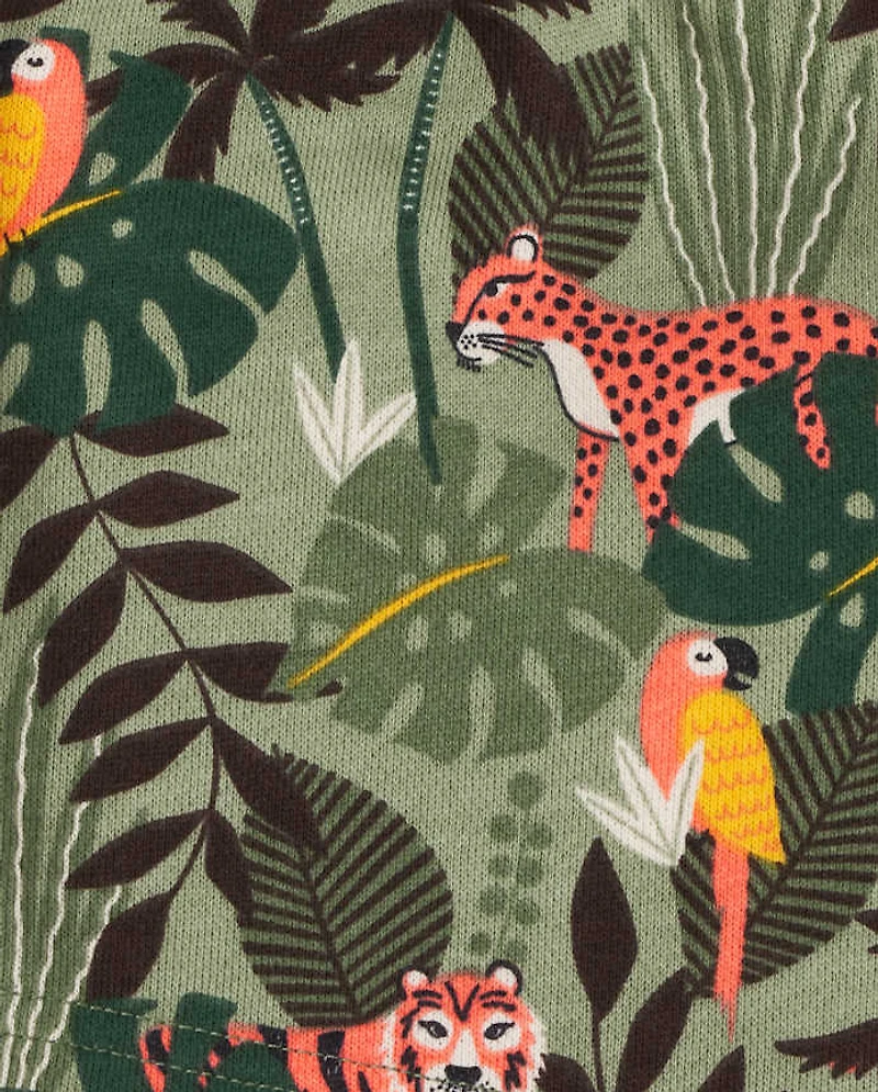 Baby And Toddler Boys Jungle French Terry Shorts