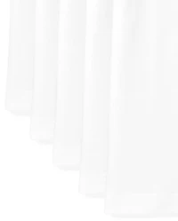 Polos à volants en piqué extensible doux pour filles, lot de 5 - Grande taille