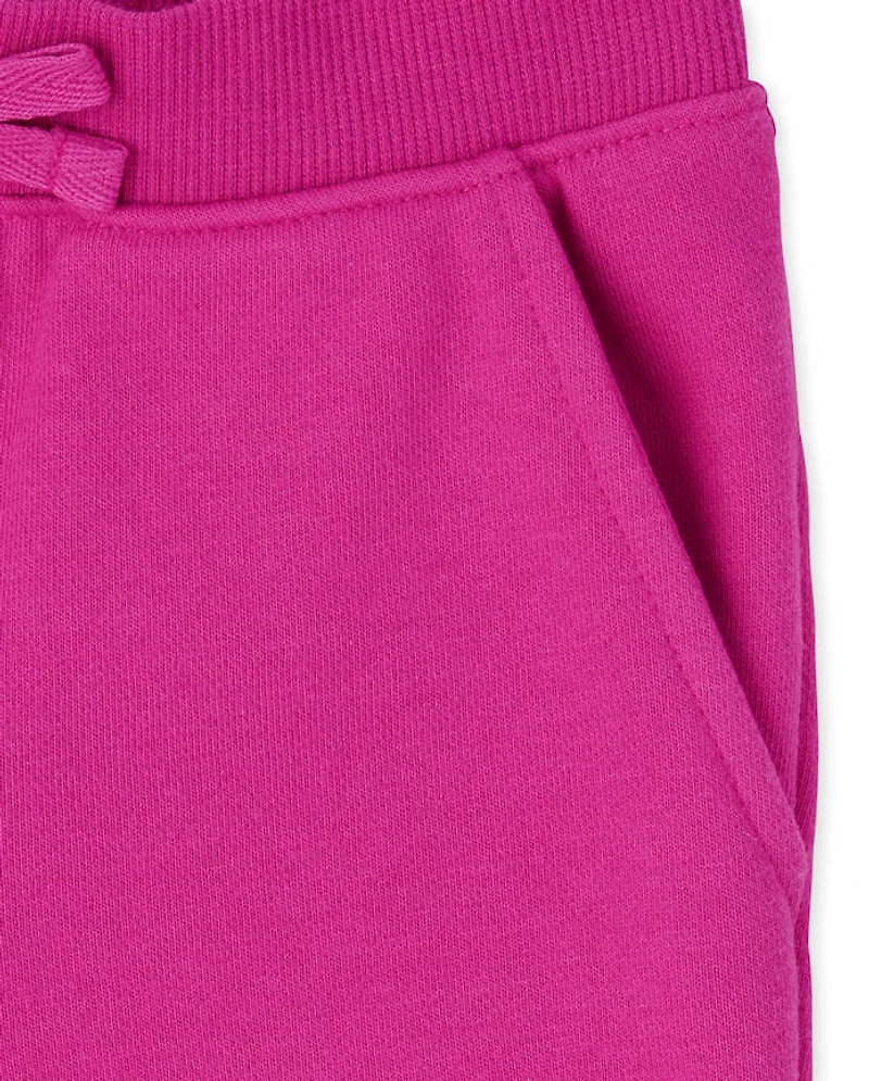 Girls French Terry Shorts 2-Pack