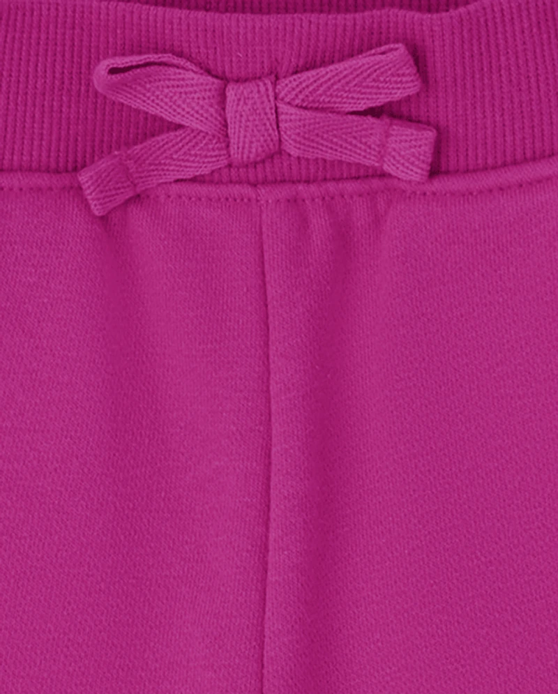 Girls French Terry Shorts 2-Pack