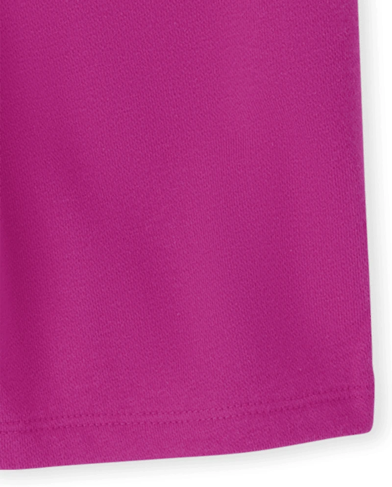 Girls French Terry Shorts 2-Pack
