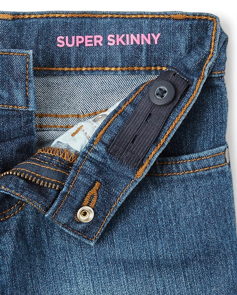 Girls Super Skinny Jeans 3-Pack - Plus