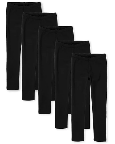 Girls Leggings 5-Pack - Plus