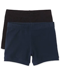 Girls Cartwheel Shorts 2-Pack