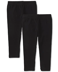 Girls Capri Leggings 2-Pack - Plus