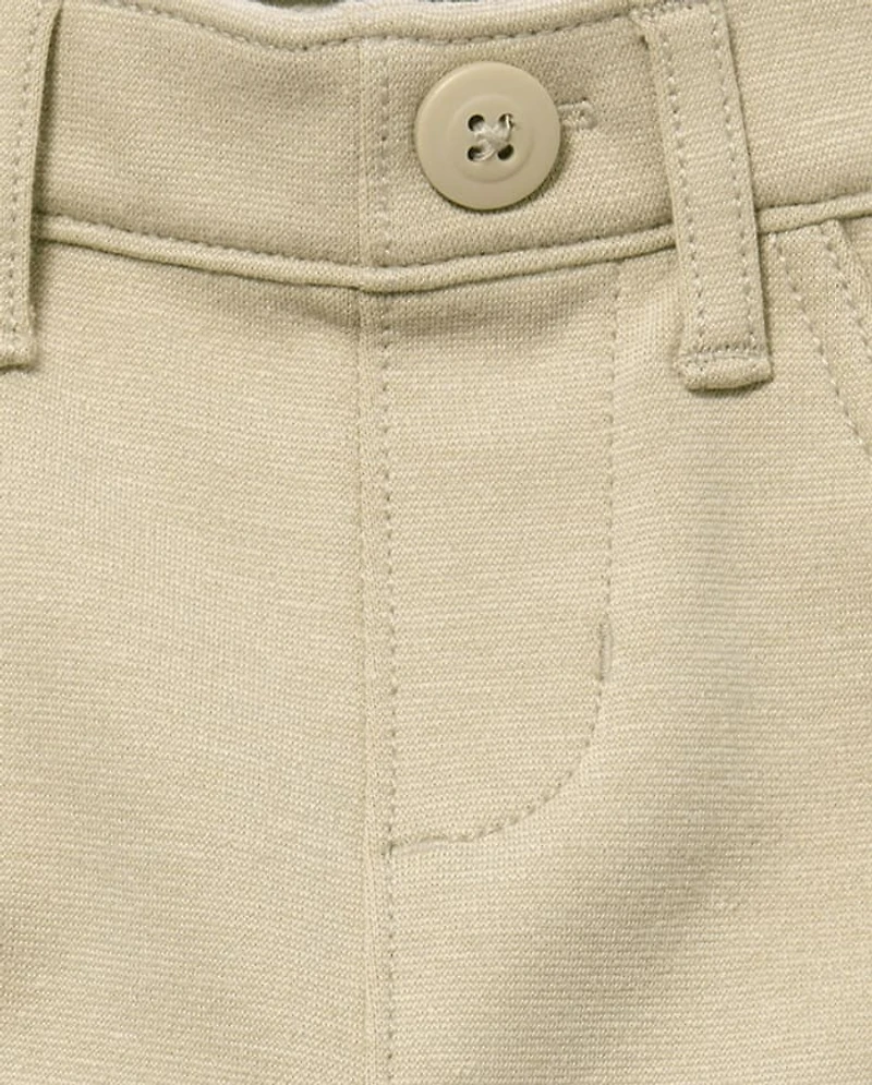 Girls Uniform Ponte Knit Pull On Jeggings 5-Pack