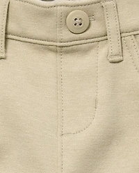 Girls Uniform Ponte Knit Pull On Jeggings 5-Pack