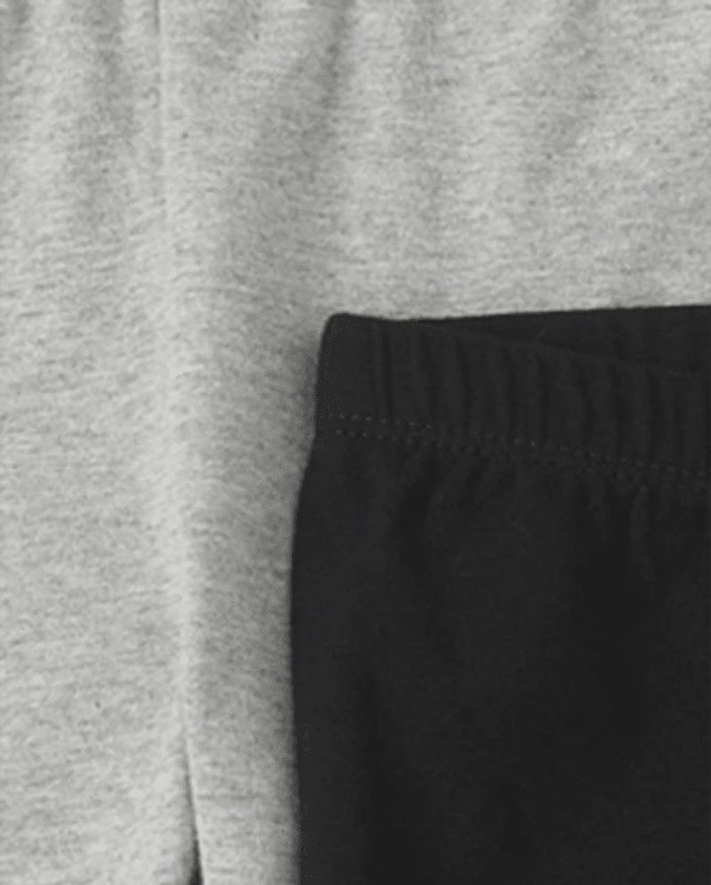 Girls Capri Leggings 2-Pack - Plus