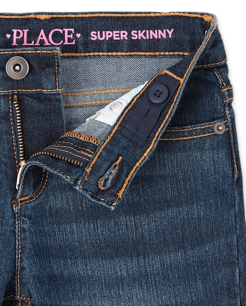 Lot de 2 jeans super skinny pour filles - Plus