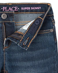 Lot de 2 jeans super skinny pour filles - Plus