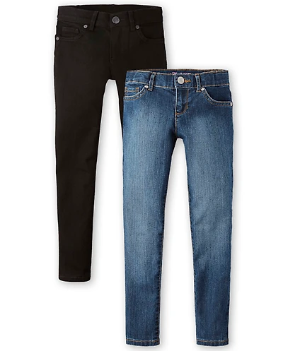 Girls Super Skinny Jeans 2-Pack